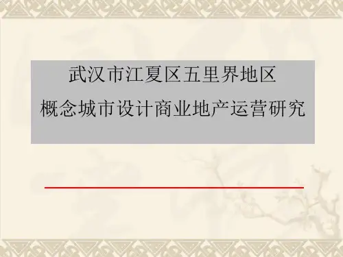 五里界城市概念设计商业地产运营研究报