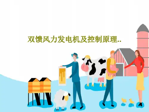 双馈风力发电机及控制原理..PPT文档共35页