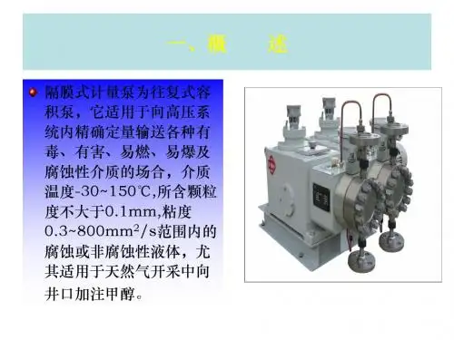 隔膜计量泵简介