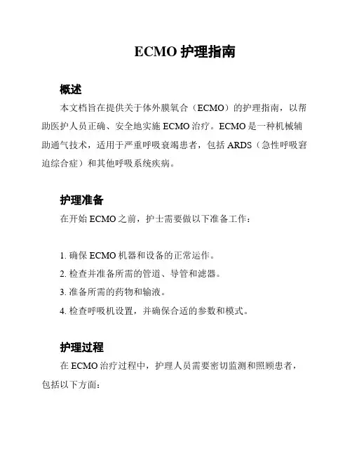 ECMO护理指南