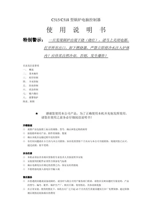 锅炉控制器C5