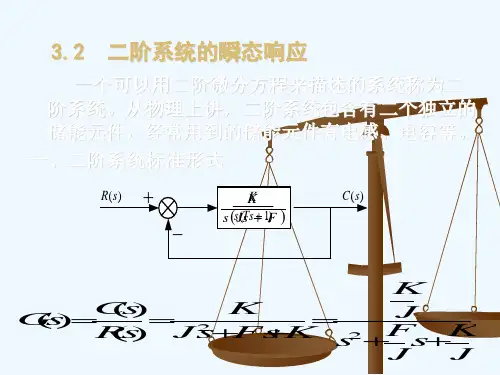 自动控制理论时域分析2--二阶系统