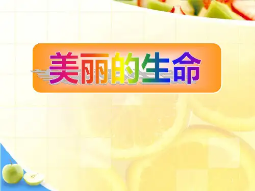 人教版四年级品德与社会上册精品课件 《美丽的生命》