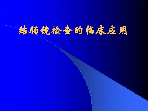 结肠镜检查新