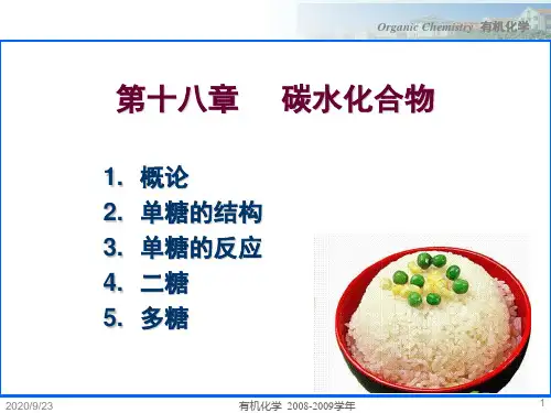 有机-碳水化合物讲解