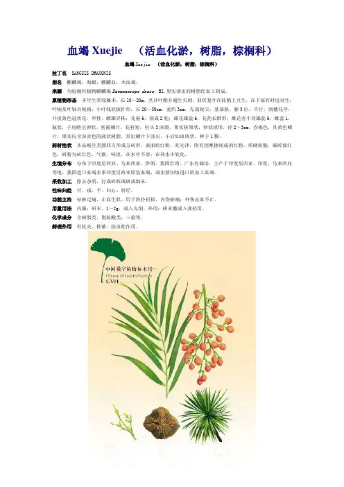 血竭简介