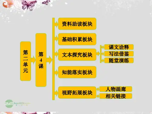 高中语文 第二单元 第4课《聊斋志异》《香玉》《王六郎》课件 新人教版选修《中国小说欣赏》