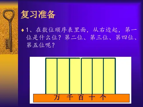二年级下册第五单元万以内数的读写ppt