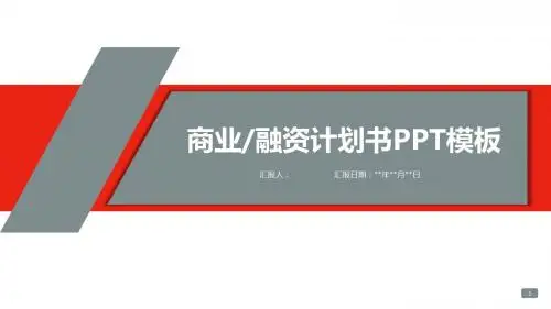 商业微粒体创业计划书营销策划书PPT模板