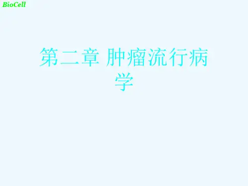 第二章 肿瘤流行病学[可修改版ppt]