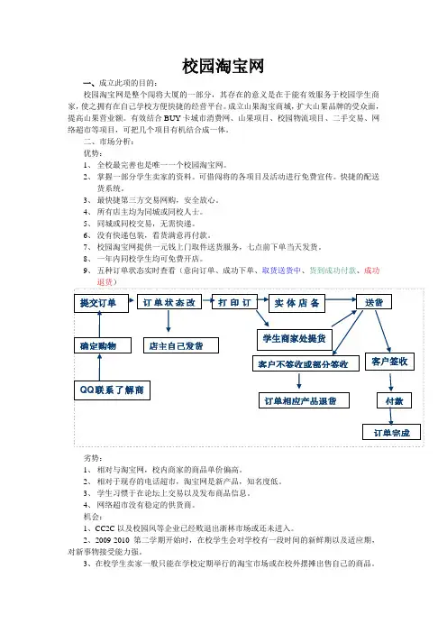 校园淘宝网方案