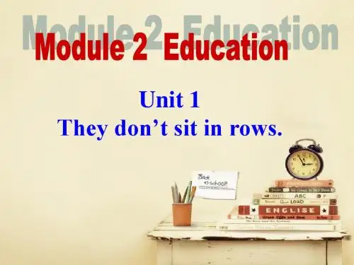 新外研版英语九年级下册Module2_Unit_1