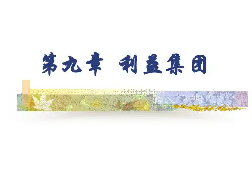第九章 利益集团
