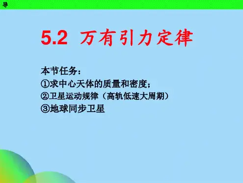 万有引力(共17张PPT)