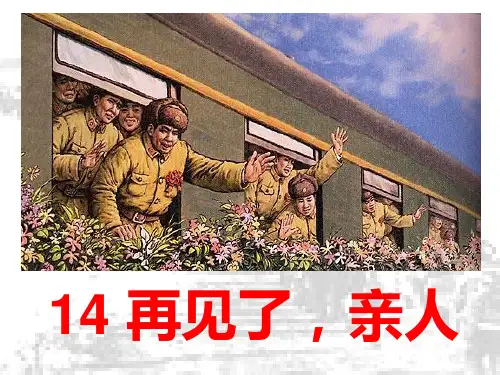 14再见了亲人课件超完美ppt
