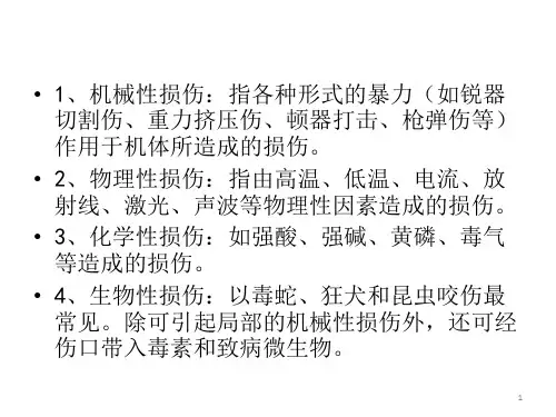 各类创伤病人护理