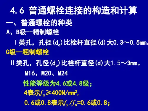 螺栓介绍