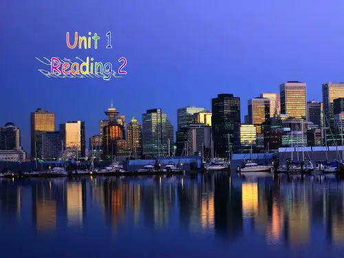 牛津英语 8B Unit1 reading 2课件ppt