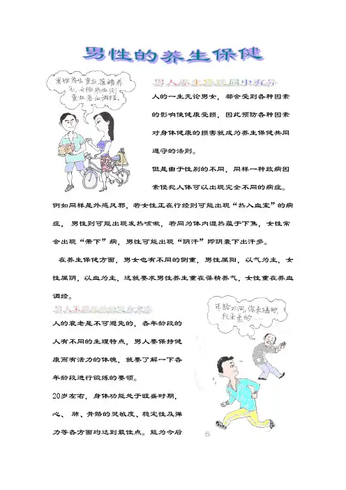男性养生保健doc