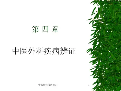 中医外科疾病辨证课件