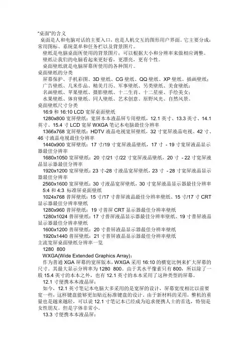 壁纸像素