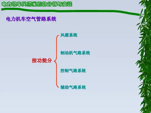 2023-交流电力机车风源系统的组成及各组成部分的作用