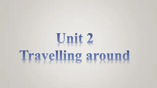 Unit 2 Discovering Useful Structures 课件-高中英语必修第一册