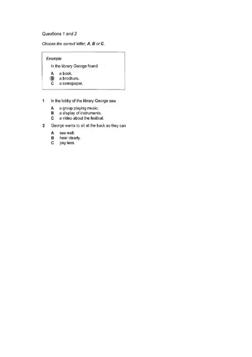 剑桥雅思8听力下载Test1Section1