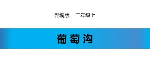 《葡萄沟》二年级上册语文人教部编版PPT课件