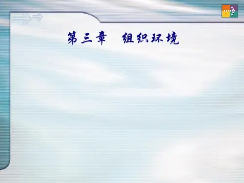 管理学之组织环境概述(PPT 35张)