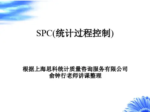 统计过程控制(SPC)PPT课件