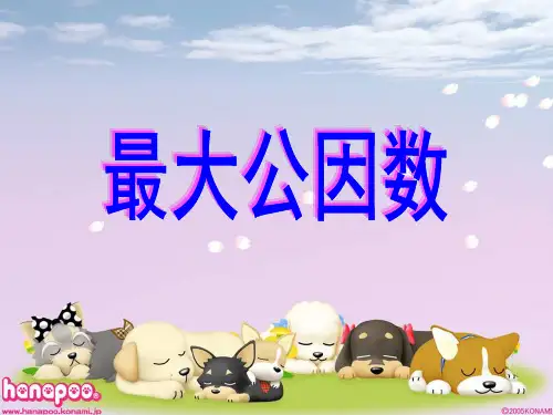 最大公因数_课件