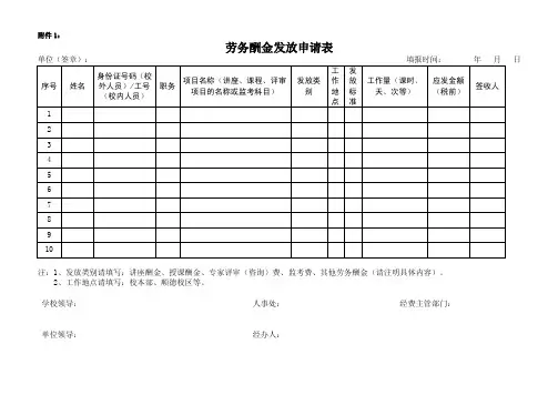 劳务酬金发放申请表.doc-附件1