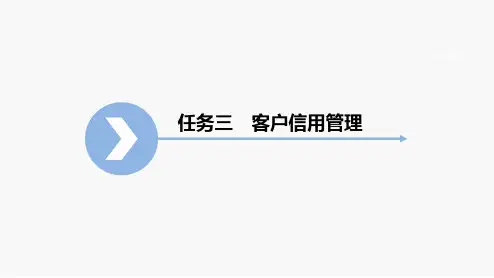 客户信用管理