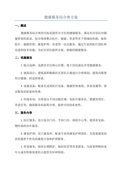健康服务综合体方案