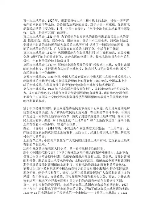 土地改革