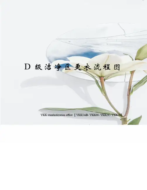 D级洁净区更衣流程图审批稿