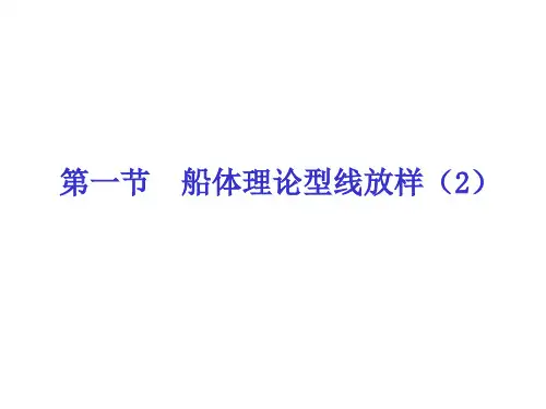 船体理论型线放样(2)