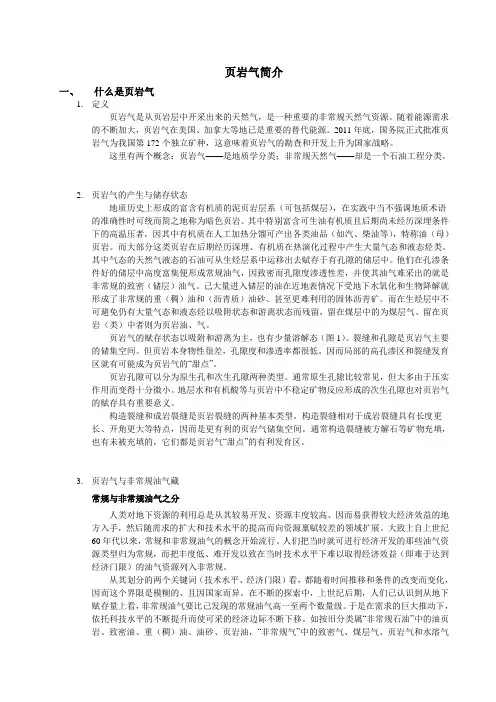页岩气简介