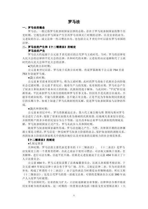 罗马法