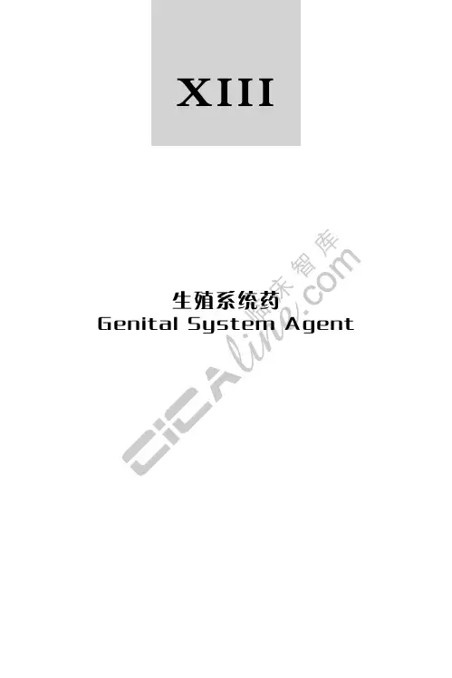 生殖系统药