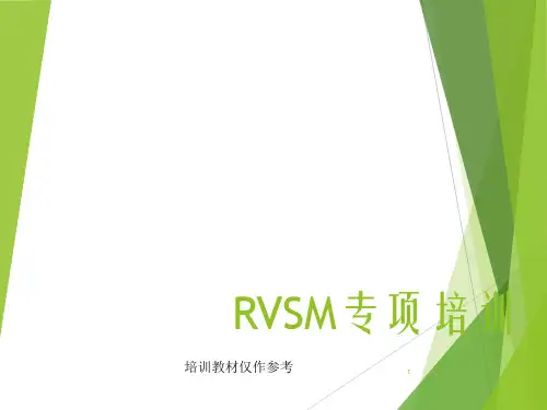 RVSM基本知识ppt课件
