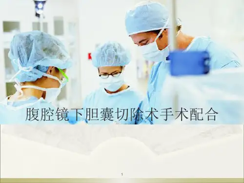 腹腔镜胆囊切除手术配合ppt课件