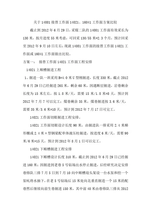 14021接替方案