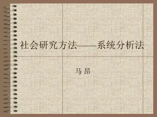 系统分析法