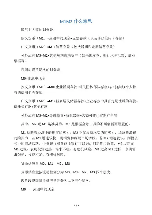 M1M2什么意思