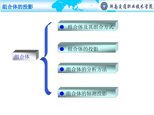 【道路工程制图与CAD(第二版)—汪谷香】组合体