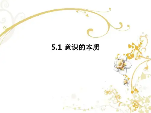 5.1 意识的本质 PPT课件