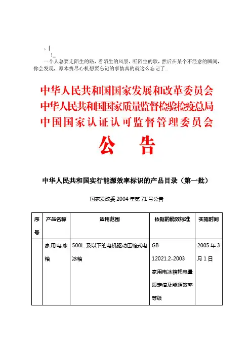 akgybzf中_华人民共和国实行能源效率标识的产品目录(1-7)