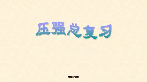 八年级物理压强总复习ppt课件